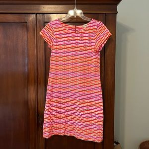 Harley xs cotton dress with pink and orange fish design